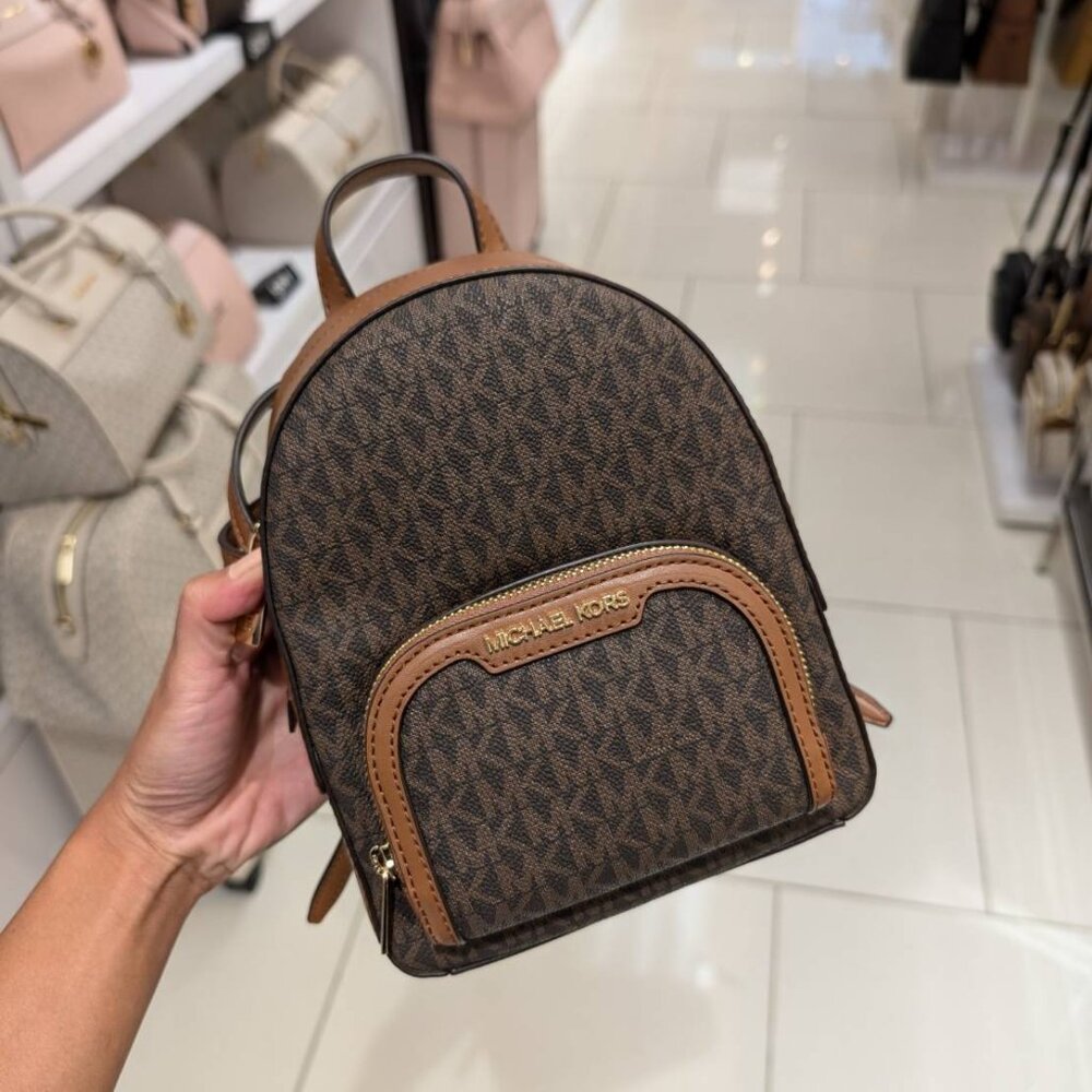 Michael Kors Jaycee XS Mini Convertible Backpack MK Signature